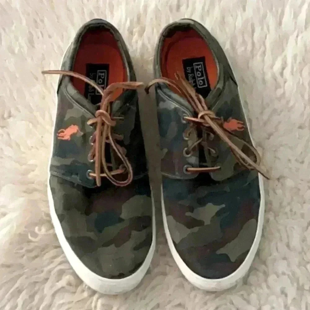 Polo Ralph Lauren Camo  Sneakers in Size 9
